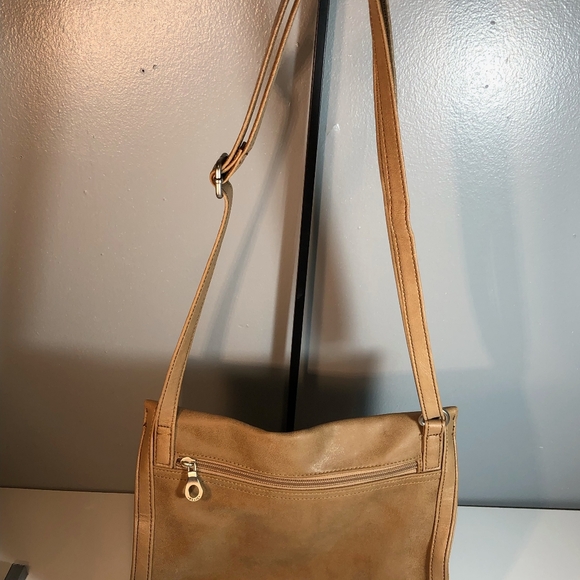 Relic Polk Dot Tan Leather XBody Purse     SS - Picture 3 of 8